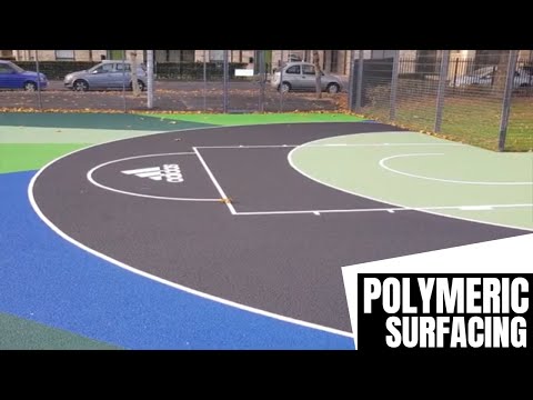 Polymeric Sports Court Installation In Gloucestershire | MUGA Sports Court Installation