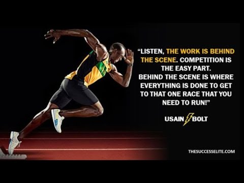 SPRINTERS MOTIVATION - 100M, 200M, 400M RACE - USAIN BOLT MOTIVATION - MOTIVATION FOR SPRINTERS