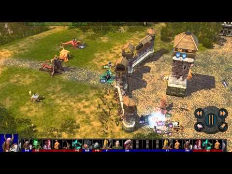Sephinroth (warlock with necromancy, large necro army) vs Duncan (knight at castle) month 9