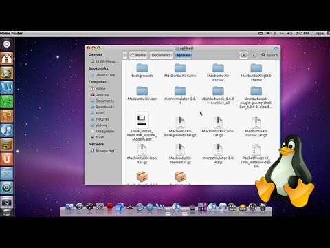 comment installer linux sur mac os x