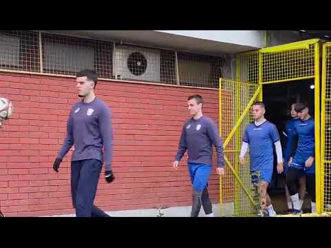 Izlazak na teren fudbalera FK Radnički Pirot, 26.01.2026.