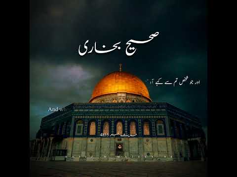 Sahih bukhari hadees No 4855