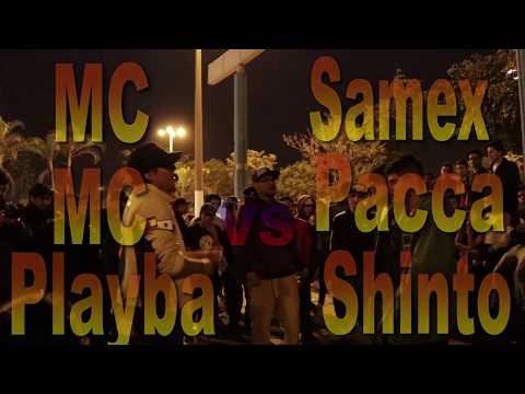 Pacca Samex Shinto vs Playba mc mc - Plaza de Reyes - 2017 - Lima Peru