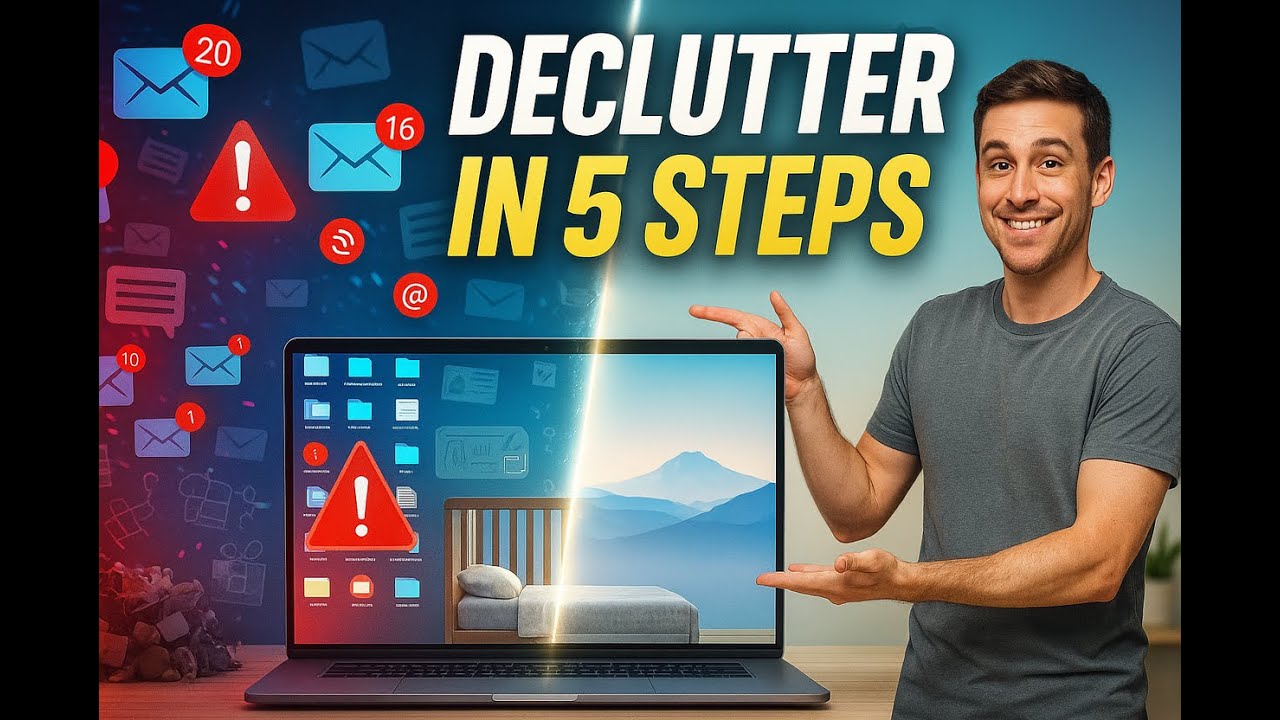 Digital Declutter 2025 | From a Disorganized Digital Life To a Simpler World in 5 Easy Steps