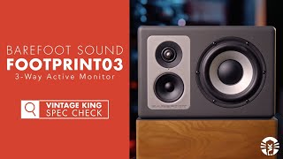 Video thumbnail for Vintage King Spec Check: Barefoot Sound Footprint 03 Studio Monitor by Vintage King