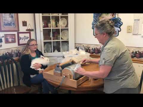 Spinning Angora Wool from Start to Finish