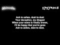 Linkin Park- Skin To Bone [ Lyrics on screen ] HD