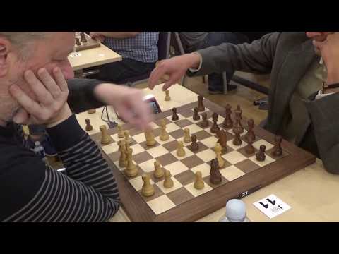World chess champion GM Alexandr Khalifman - IM Rolands Berzins, Queen's gambit accepted