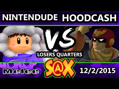 S@X 126 - SPY | NIntendude (Ice Climbers) Vs HoodCash (Captain Falcon) SSBM LQ - Smash Melee