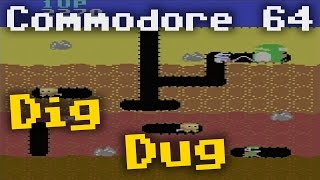 CC64 playing "Dig Dug" (1983). Game #107.