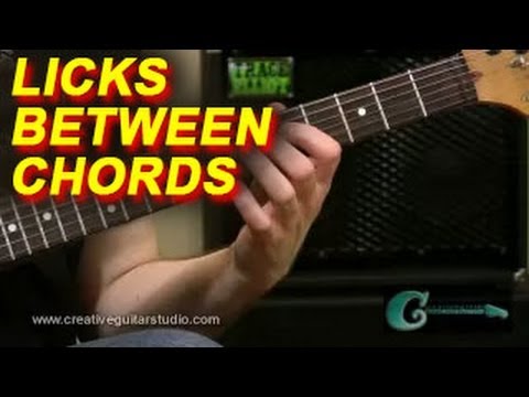 Playing Licks Between Chord Changes