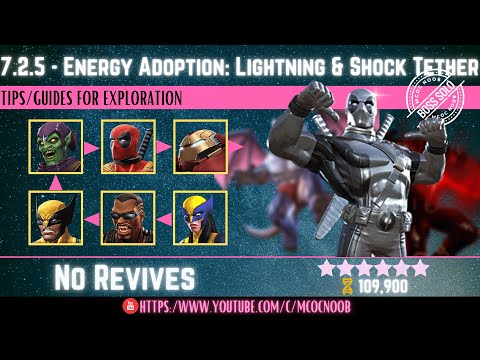 MCOC: Act 7.2.5 - Energy Adoption:Lightning & Shock Tether -(Book 2, Act 1.2)-Tips/Guides-No Revives