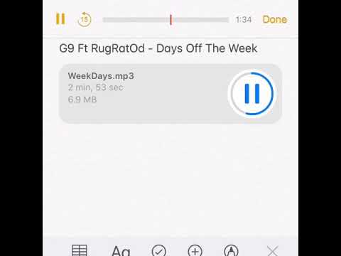 Glokknine Ft. Rugrat OD - Days off the week (official snippet)
