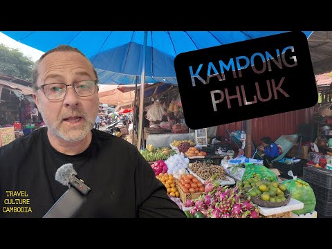 Everyday Life in Cambodia | Morning Market Near Kampong Phluk