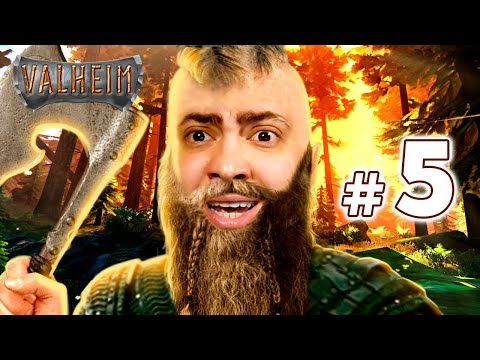 alanzoka jogando Valheim com os amigos - Parte 5