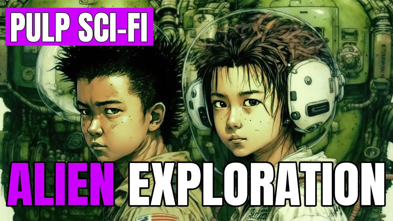 Pulp Sci-fi Retro Futurism Exoplanets With Midjourney AI