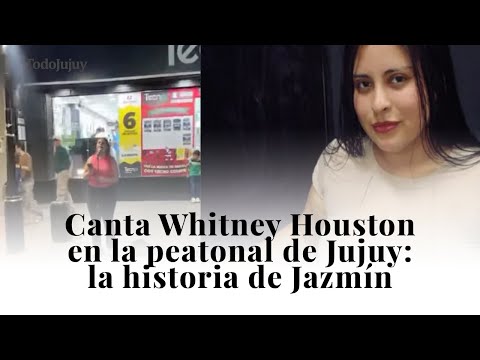 Canta Whitney Houston en la peatonal de Jujuy y sueña con escenarios grandes: quién es Jazmín