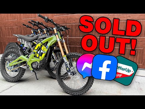 I SOLD $100,000 WORTH OF SURRONS [FLIPPING BIKES #14]