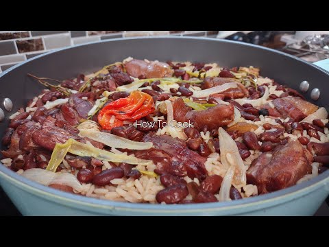 How To Cook Jamaican Barefoot Rice And Peas Recipe🧑🍳