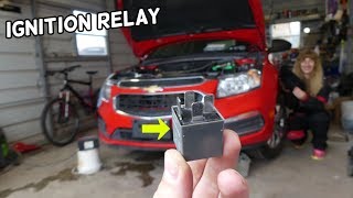CHEVROLET CRUZE MAIN IGNITION RELAY LOCATION REPLACEMENT. CRUZE NOT STARTING