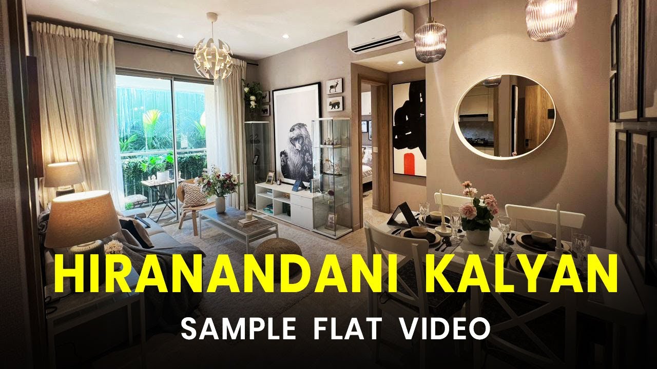 Hiranandani Kalyan | Hiranandani Kalyan 1 BHK Sample Flat Video |  Hiranandani Woodspring Kalyan | 7021988393
