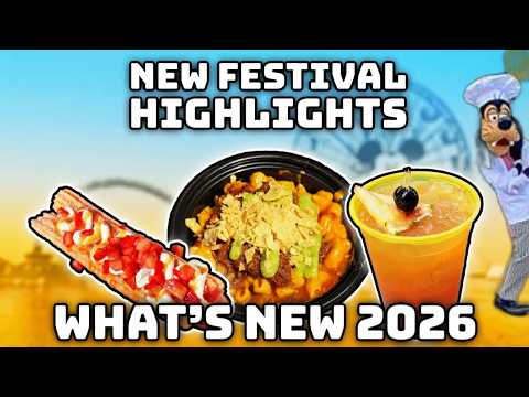 Disney California Adventure 2026 Food & Wine Festival 🍷🍽️ | What’s New Foodie Guide!