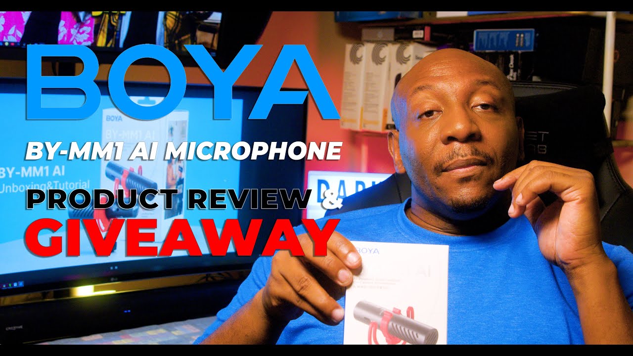 BY-MM1 AI MICROPHONE Product Review & Giveaway