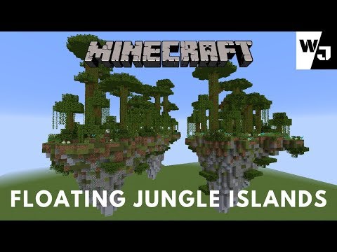 Insane Minecraft Build: Floating Jungle Islands Tutorial