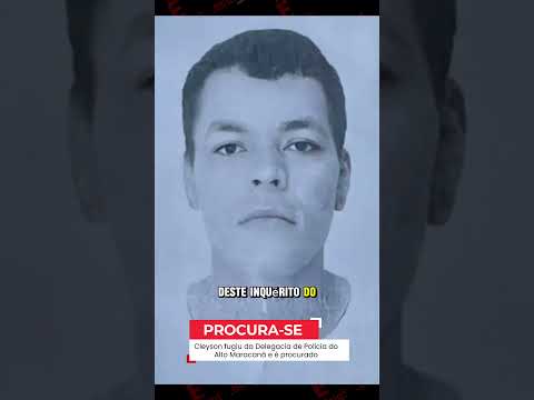 PROCURA-SE! PRESO FOGE DA DELEGACIA DO ALTO MARACANÃ EM COLOMBO