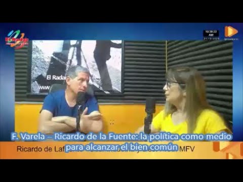Sec de Industria y Desarrollo Productivo de Florencio Varela, Ricardo “Tata” de la Fuente¨... la política como medio para alcanzar el bien común
