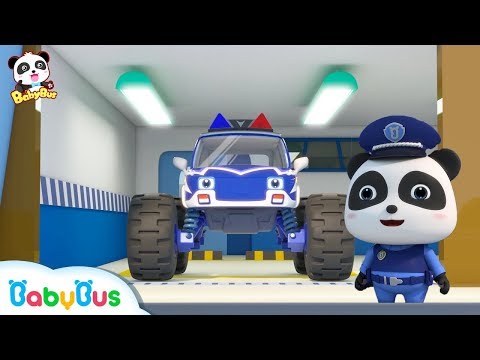 Super Monster Police Car | Police Cartoon, Fire Truck | Kids Songs | Nursery Rhymes | BabyBus