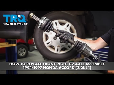 How to Replace Front Right CV Axle Assembly 1994-1997 Honda Accord (2.2L L4)
