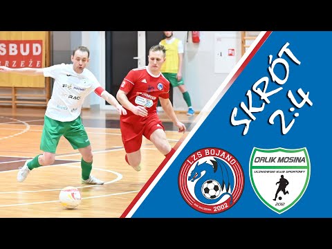 LZS Dragon Bojano - Orlik Mosina 2:4 | skrót meczu | 20.02.2022