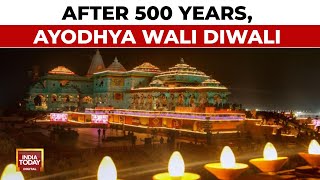 After 500 Years, Historic Diwali Celebrations In Ayodhya&#39;s Ram Mandir | India Today