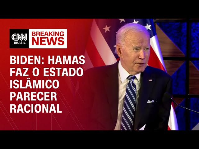 Biden: Hamas faz Estado Islâmico parecer racional | CNN NOVO DIA