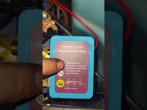 Remote-Controlled Battery Disconnect Switch – Works Like Magic! ✨