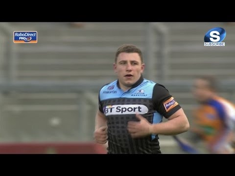Duncan Weir 1st Penalty - Munster v Glasgow Warriors 12th April 2014