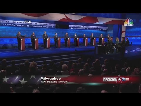 Milwaukee GOP Debate 4 pm 11-10-15