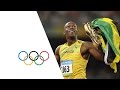 Usain Bolt Wins 100m 200m Gold Beijing 2008 Olympics