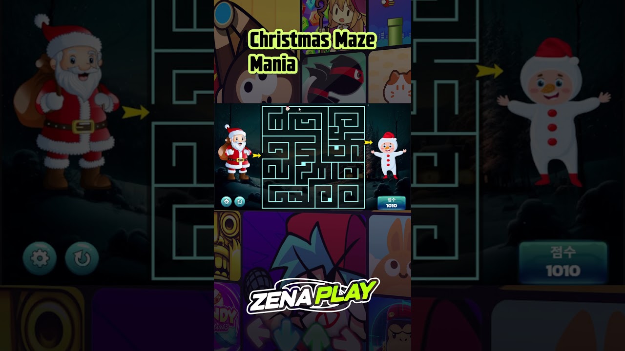 Christmas Maze Mania #shorts #free #gameplay #html5