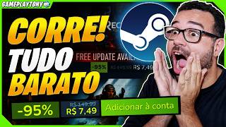 CORRE! Steam MALUCA: jogos por menos de R$10 (acaba logo)