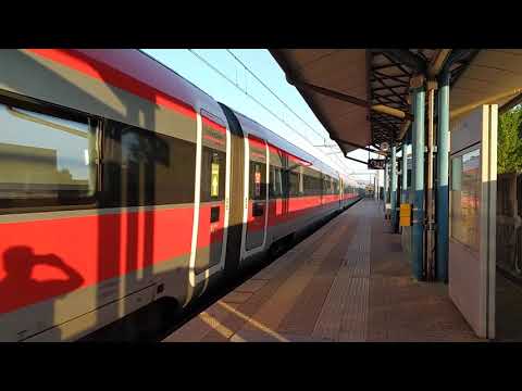 FRECCIAROSSA 8524 Napoli - Bolzano in transito a Ostiglia. 4/07 /2020. VIDEO MIO