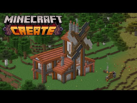Minecraft Create Mod || Base Tour #1