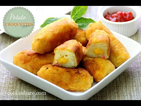 Cheese Stuffed Potato Croquettes