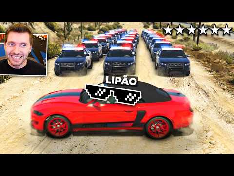 GTA V Online: (novo) POLICIA vs LADRÃO - a fuga da MITADA!