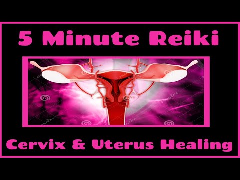 Reiki l Cervix - Uterus + Female Reproductive Organs  l 5 Min Session l Healing Hands Series