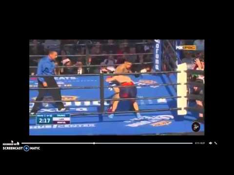 MONTIEL VS LARA 1ST RND KO FIGHT REVIEW