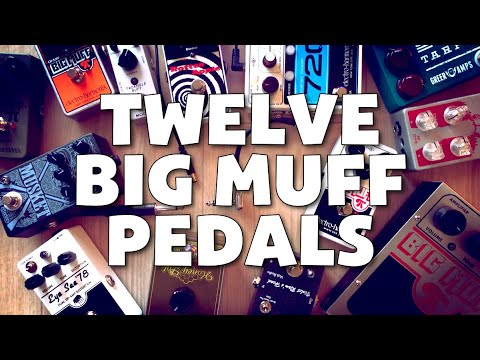 12 Big Muff Pedal Shootout (EHX, Vick, Mooer, EQD, TC, Greer, Keeley, Wren & Cuff, Blackout)