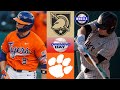 Army Vs 19 Clemson Great Game Opening Day 2026 College Baseball Highlights