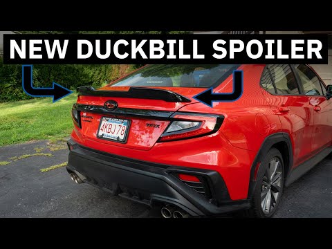 Aeroflow Dynamics Duckbill Spoiler Installation | 2022 Subaru WRX